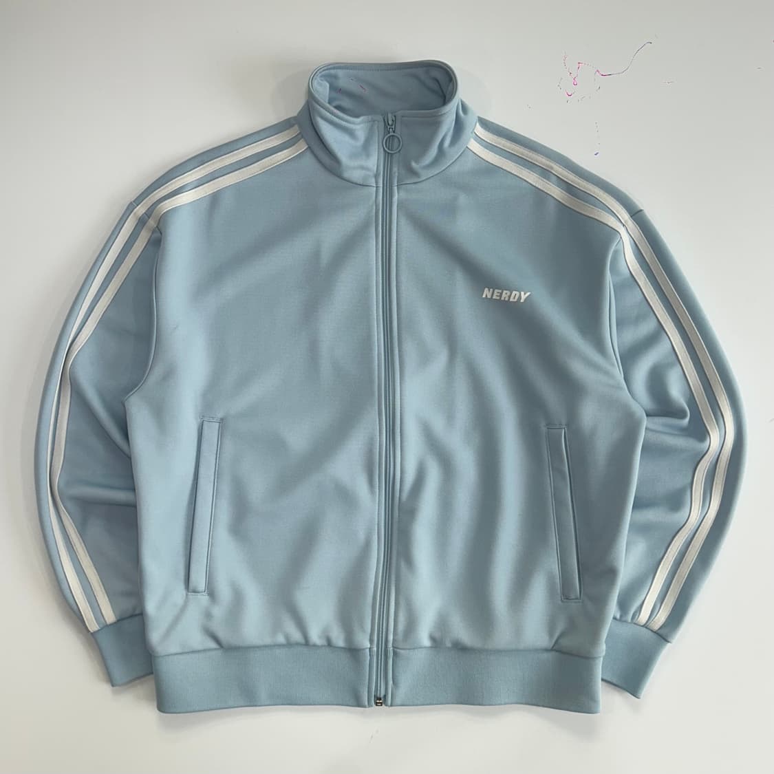 Nerdy 널디 스카이블루 트랙탑 져지 상품이미지3