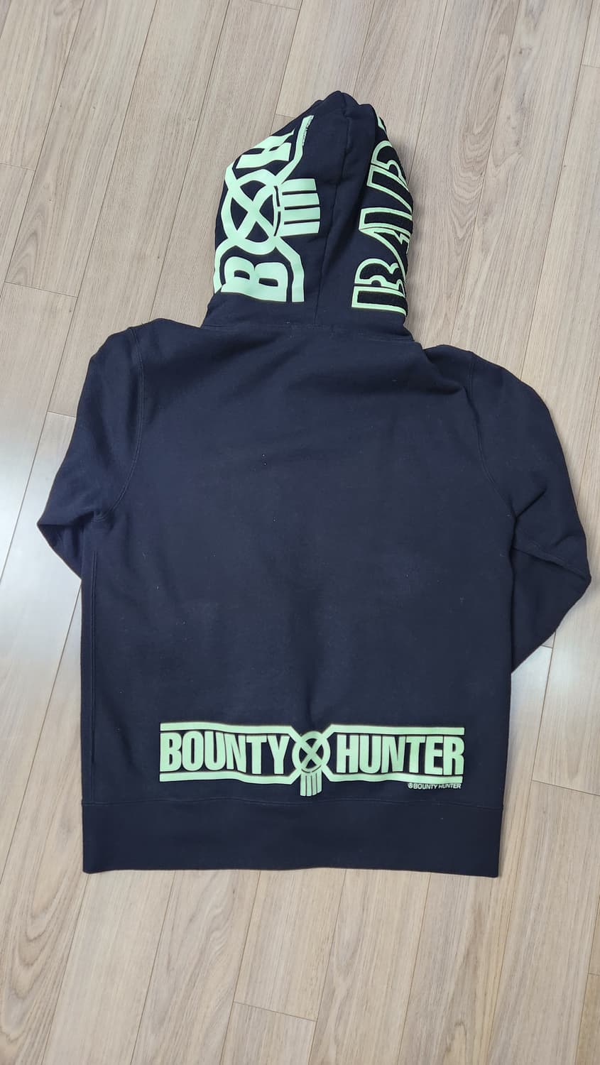 베이프 바운티헌터 후드 집업 XL 상품이미지2