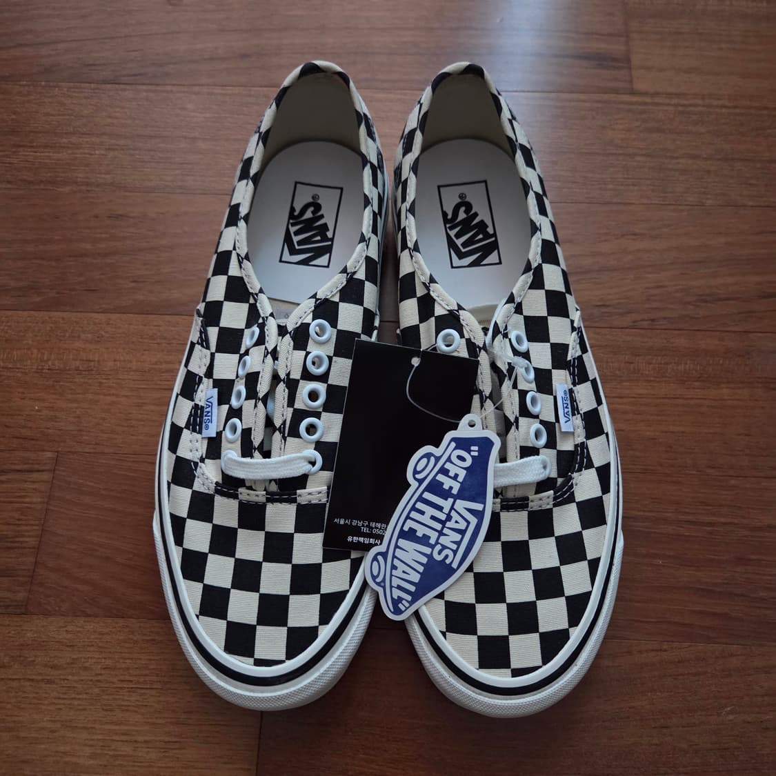 반스 어센틱 44 DX 애너하임 팩토리 블랙/체크 270사이즈 상품이미지1