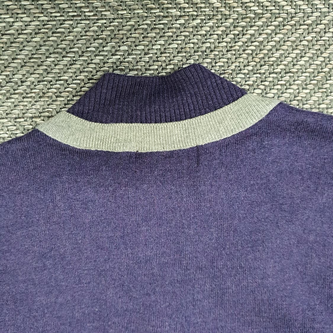 코오롱 잭니클라우스 반집업 울100 니트 남자105 상품이미지5