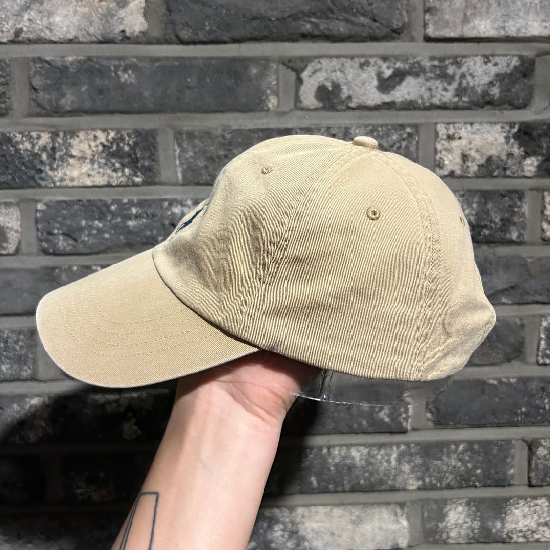 폴로 랄프로렌 아이코닉 치노 볼캡 모자 탄 베이지 상품이미지3