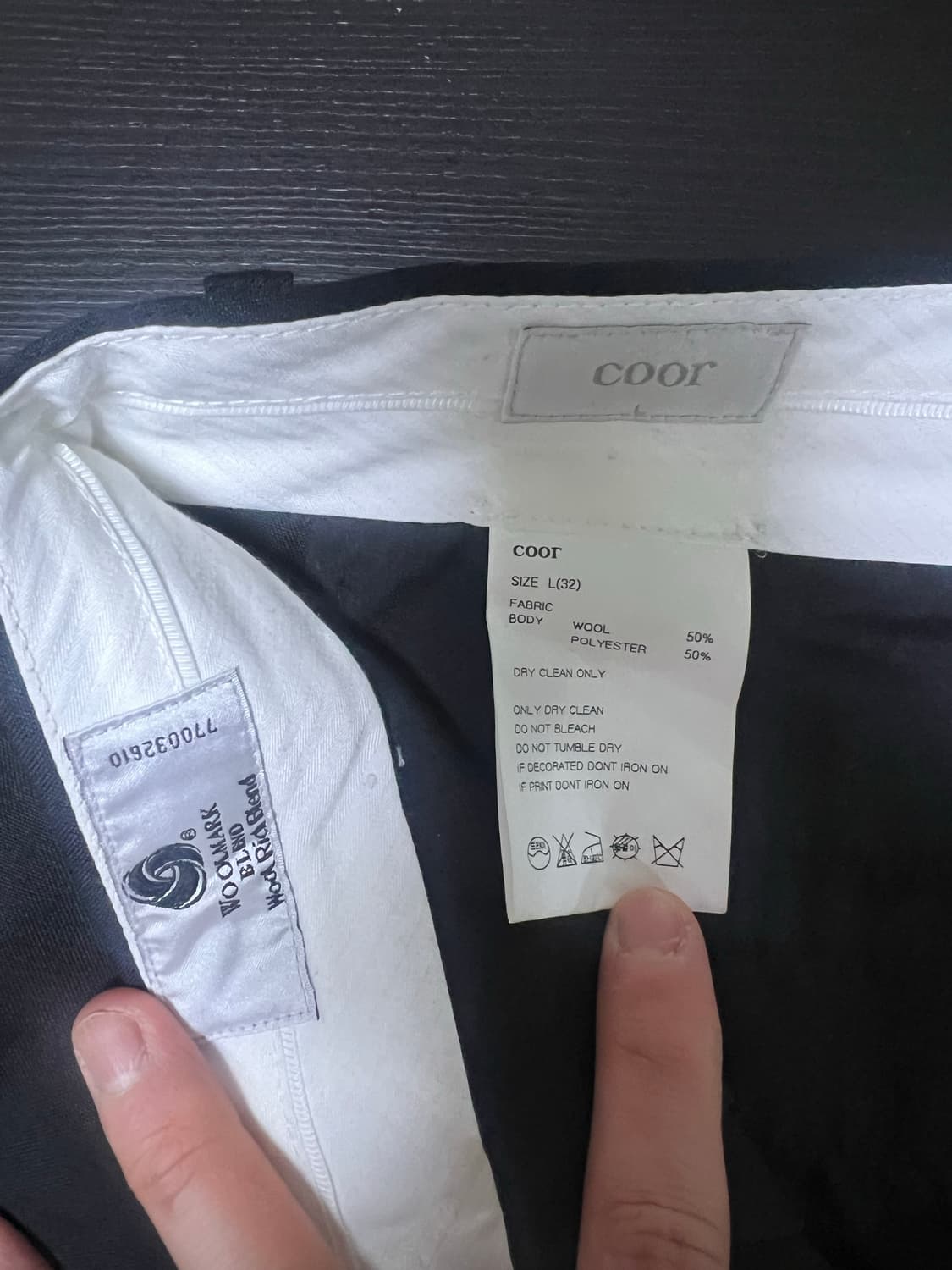 쿠어 슬랙스 32 상품이미지2