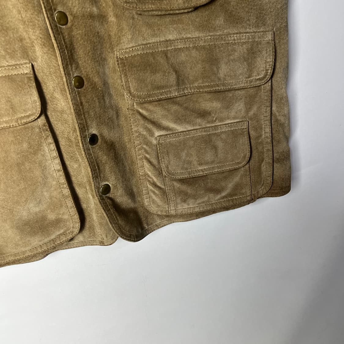 [JPN] 빈티지 스웨이드 피싱 베스트 상품이미지3