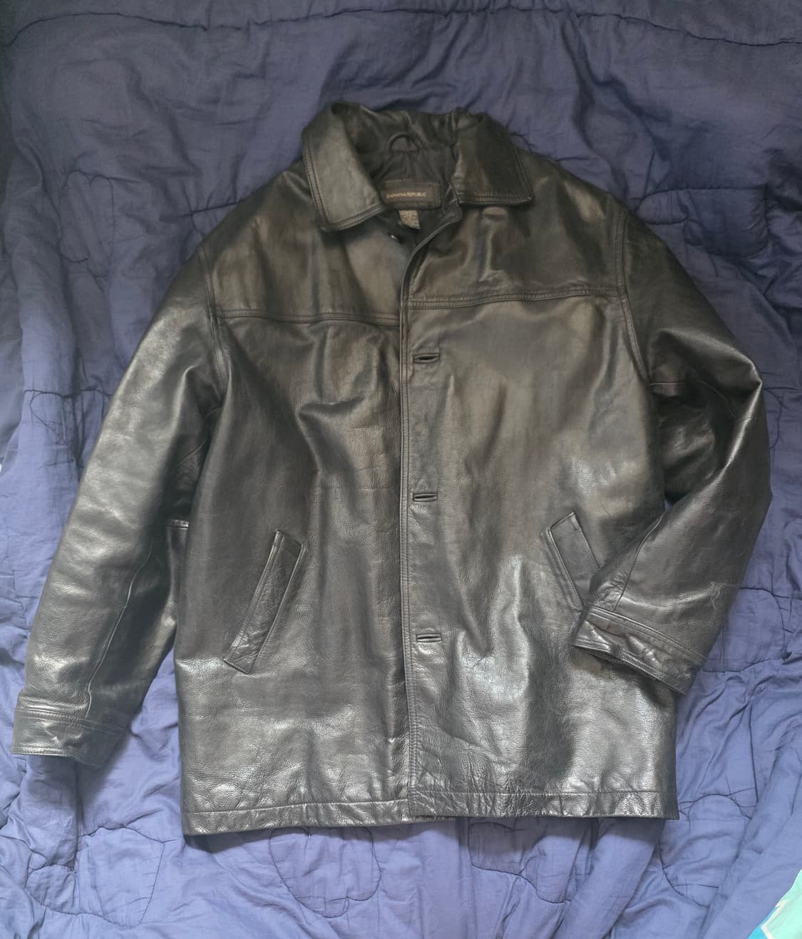 바나나리퍼블릭 레더 카코트 L사이즈 (올드갭 상위 호환) 상품이미지2