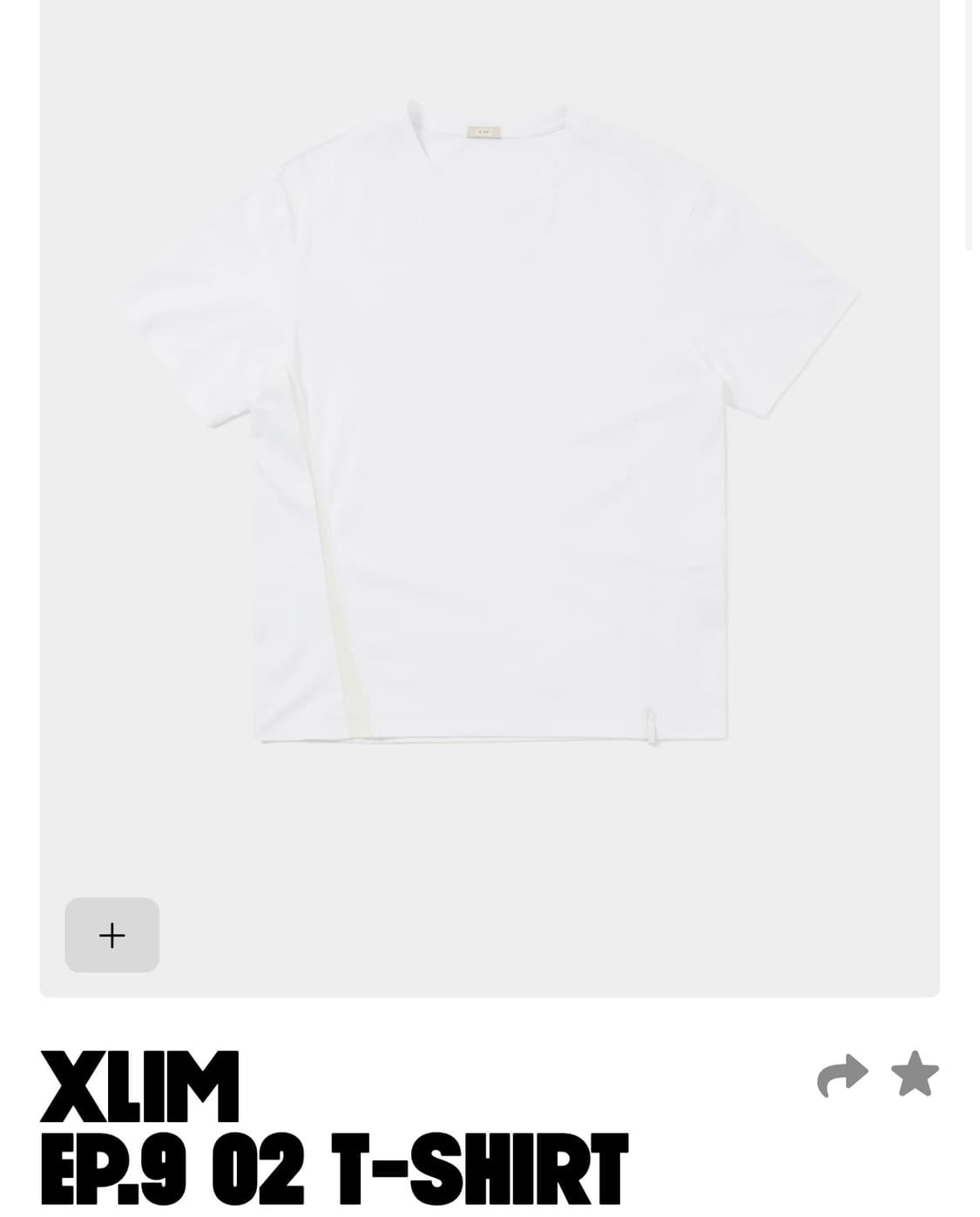 XLIM EP.9 02 T-SHIRT M 상품이미지1