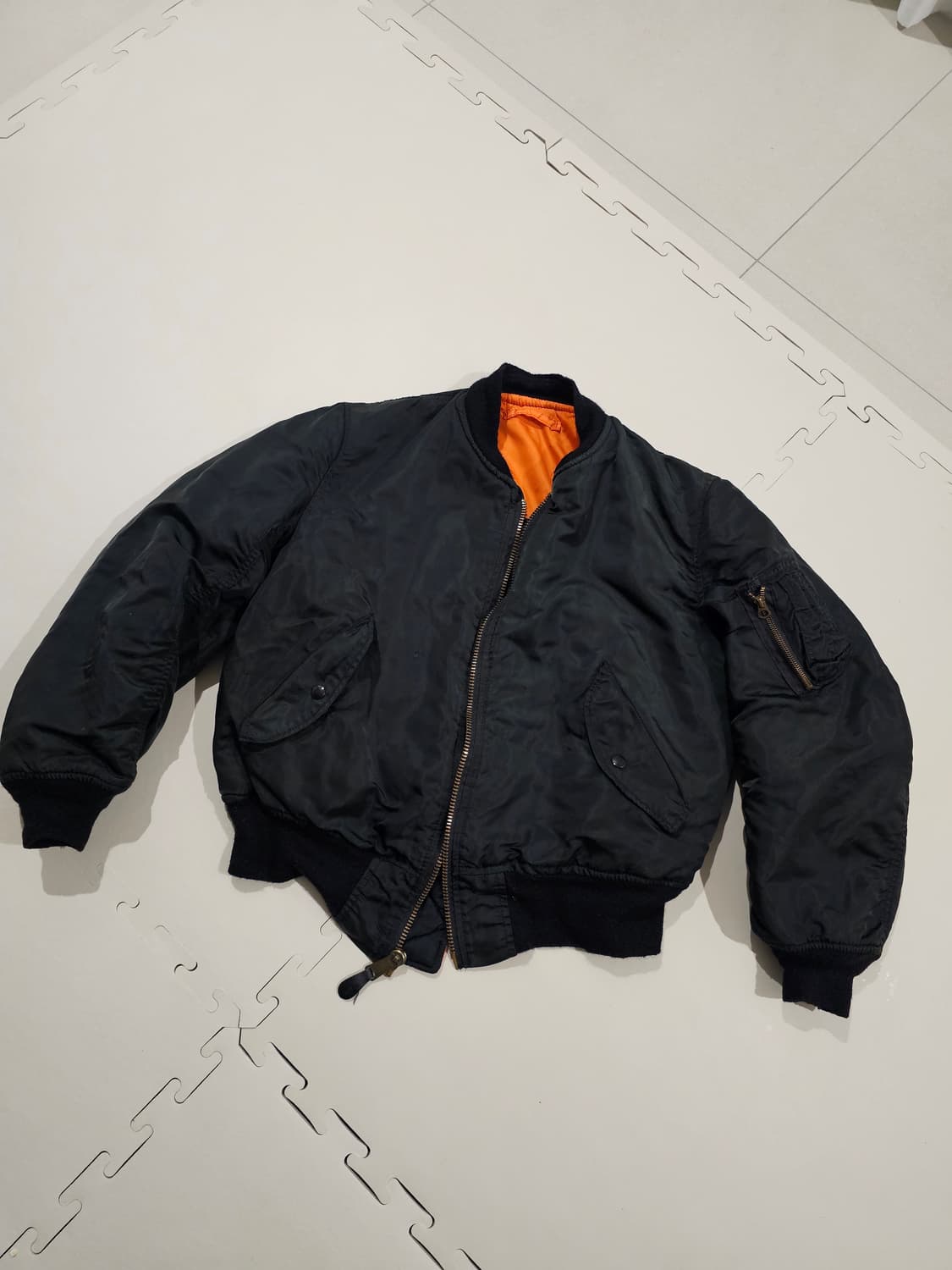 90s 알파인더스트리 ma-1 usa/M 상품이미지1