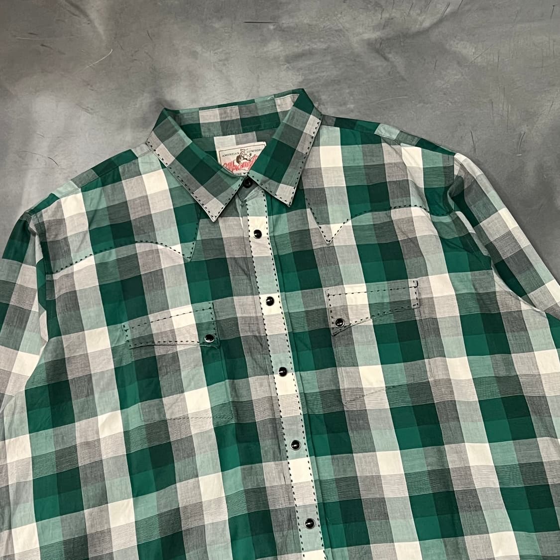  랭글러 체크 웨스턴 셔츠 y15459 상품이미지3