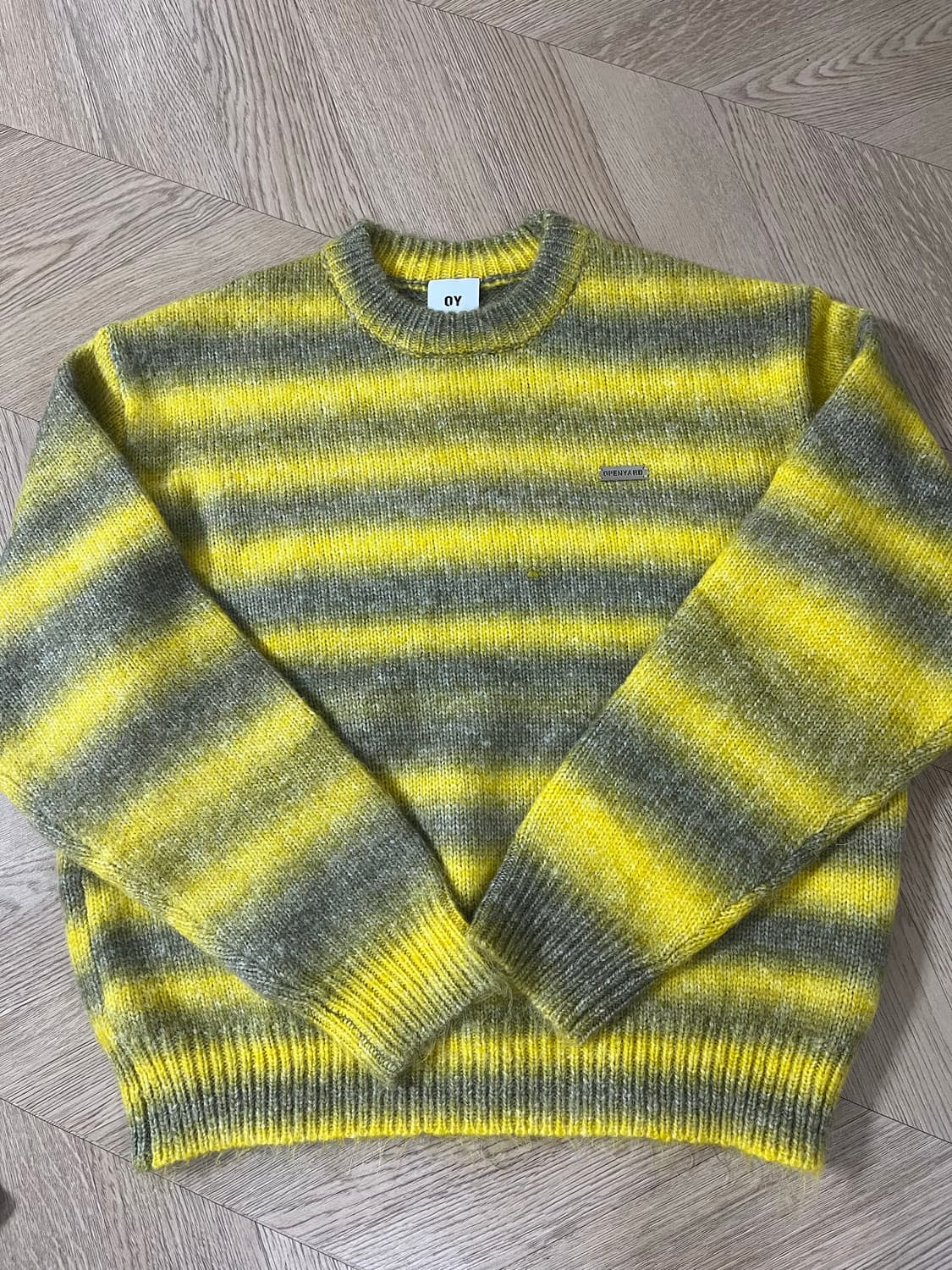 오와이 스트라이프 니트 상품이미지2