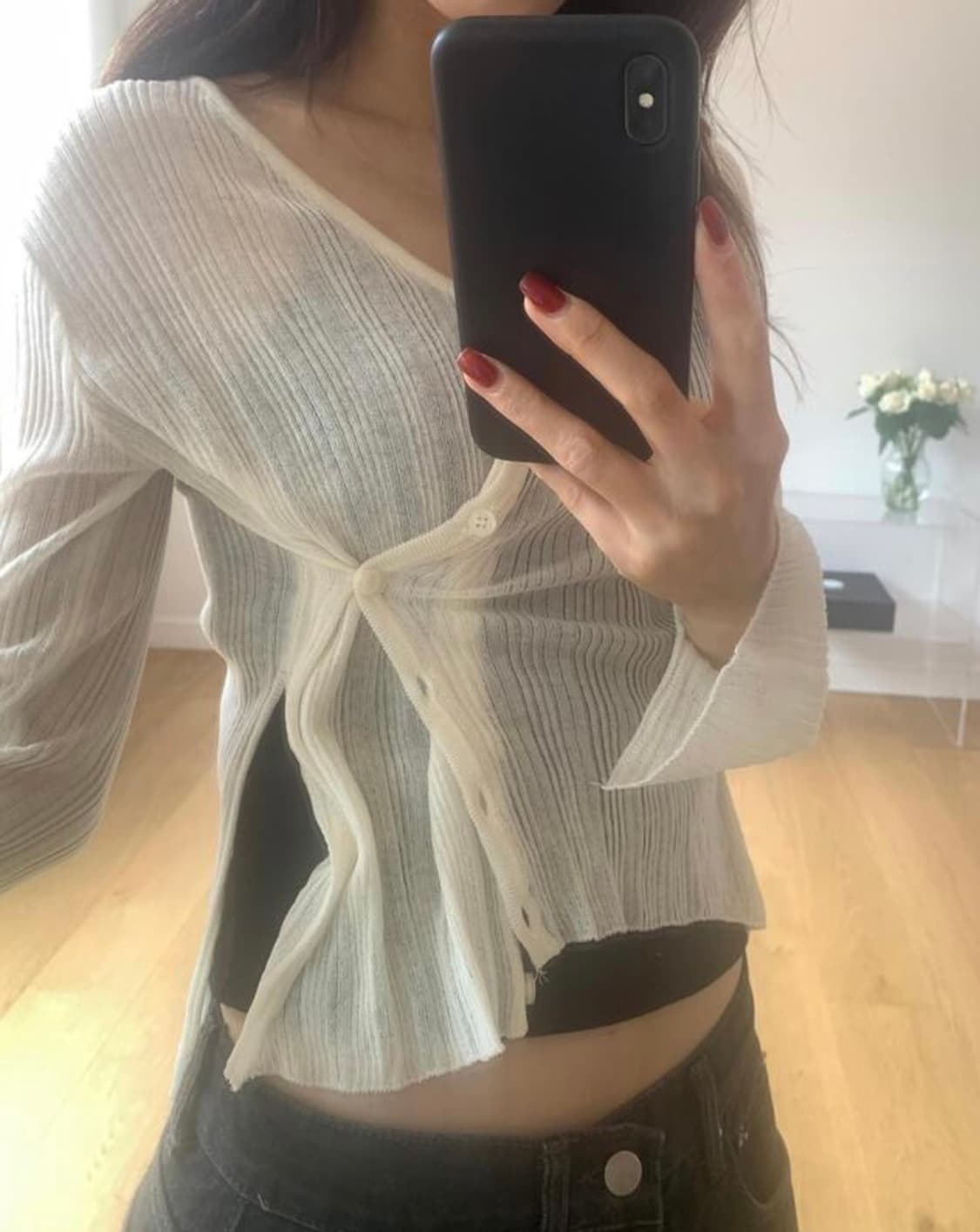 릿킴 스텔라 가디건 그레이 상품이미지1