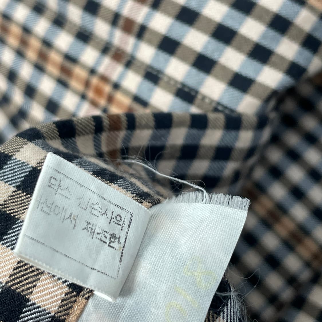 DAKS 닥스 오리지널 체크 긴팔 셔츠 95 상품이미지4