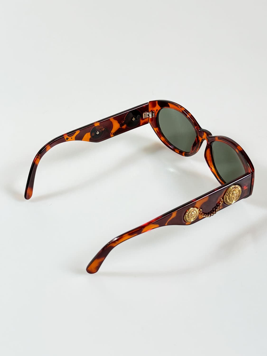 90s JOANNA 레오파드 볼드 스퀘어 빈티지 선글라스 상품이미지5