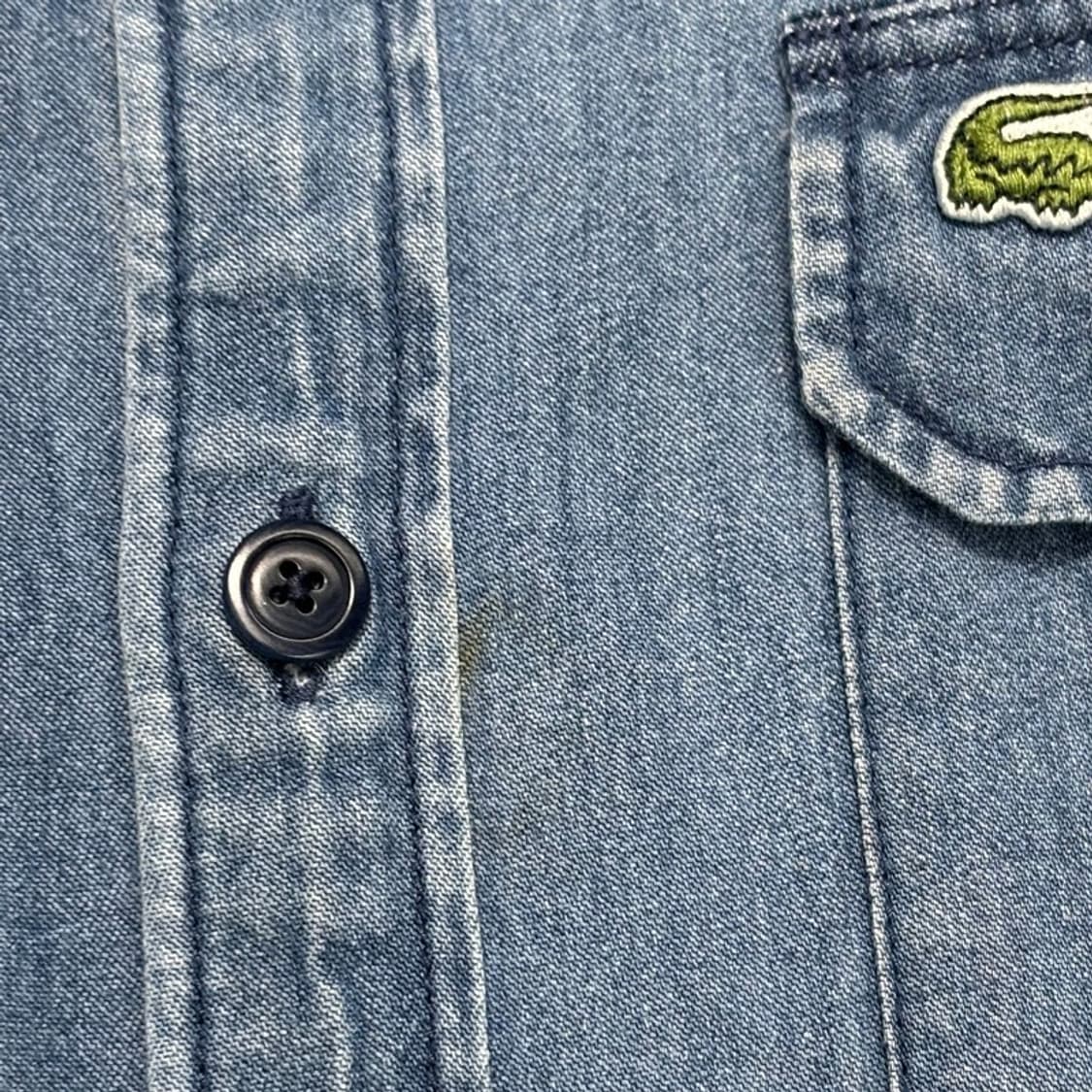 LACOSTE 중청 데님 셔츠 40 상품이미지5