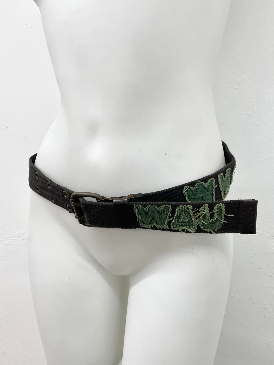 레터링 캔버스 버클 벨트 상품이미지1