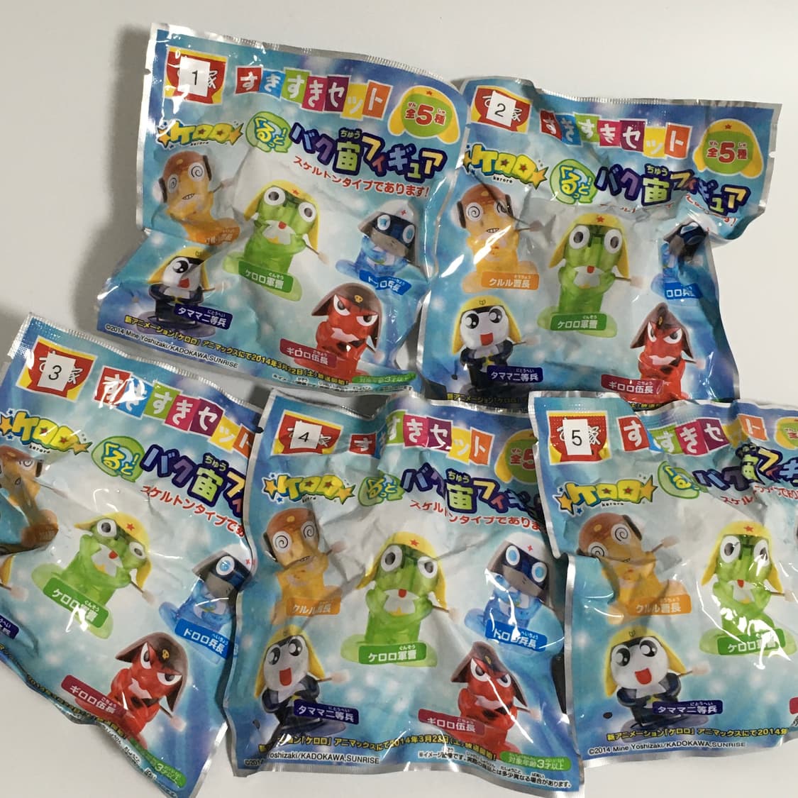 고전 개구리 중사 케로로 스키 스키 세트 - 랜덤 상품이미지3