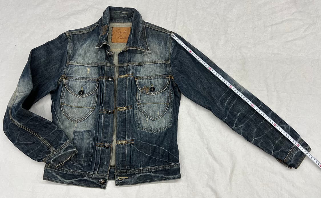 스티치 중청워싱 청자켓 M 상품이미지7