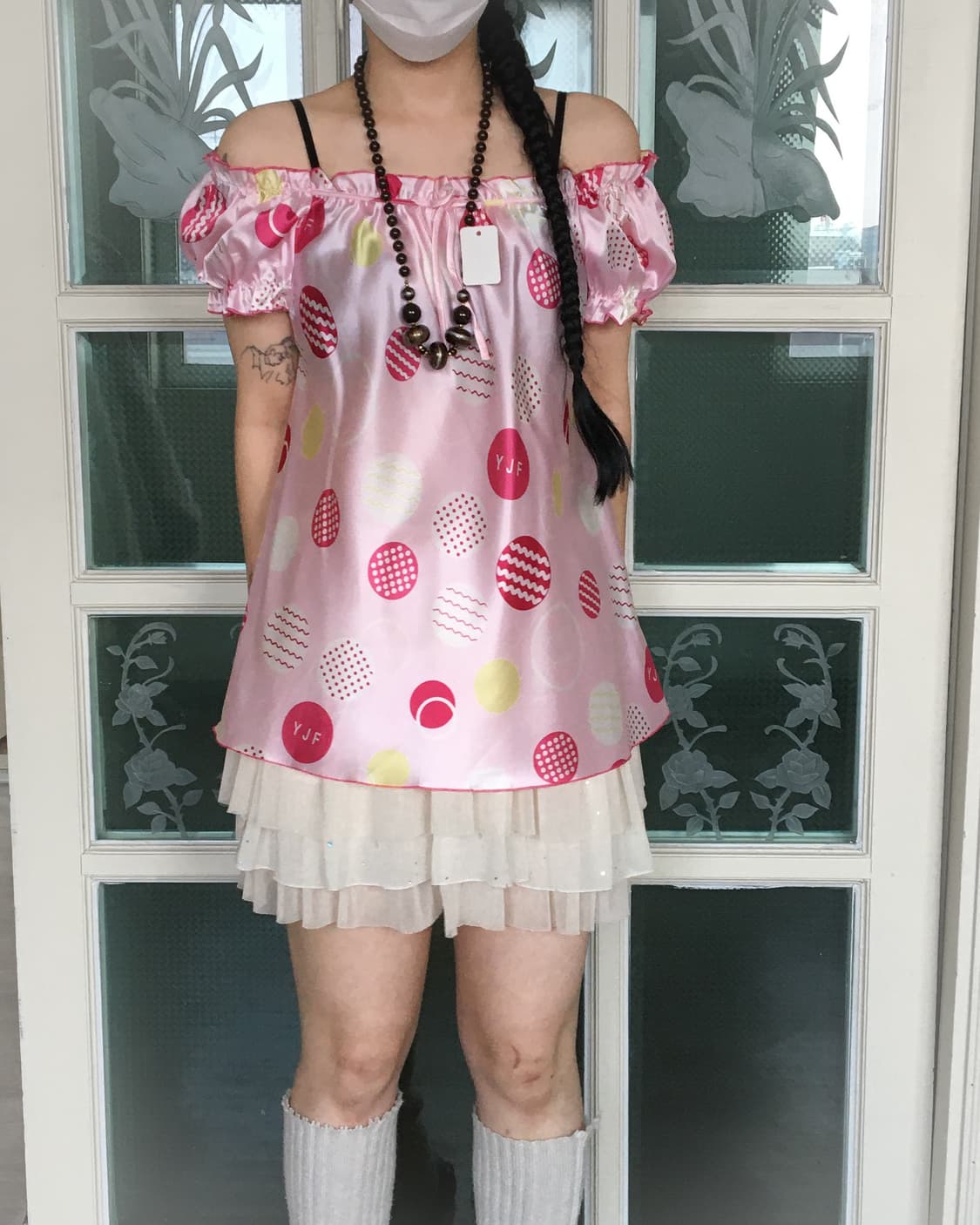 Pattern point blouse 상품이미지1