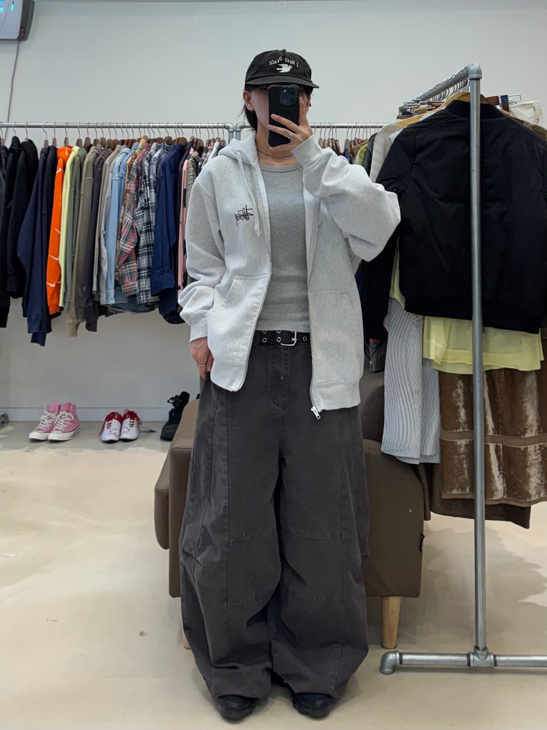 스투시 베이직 후드집업 상품이미지7