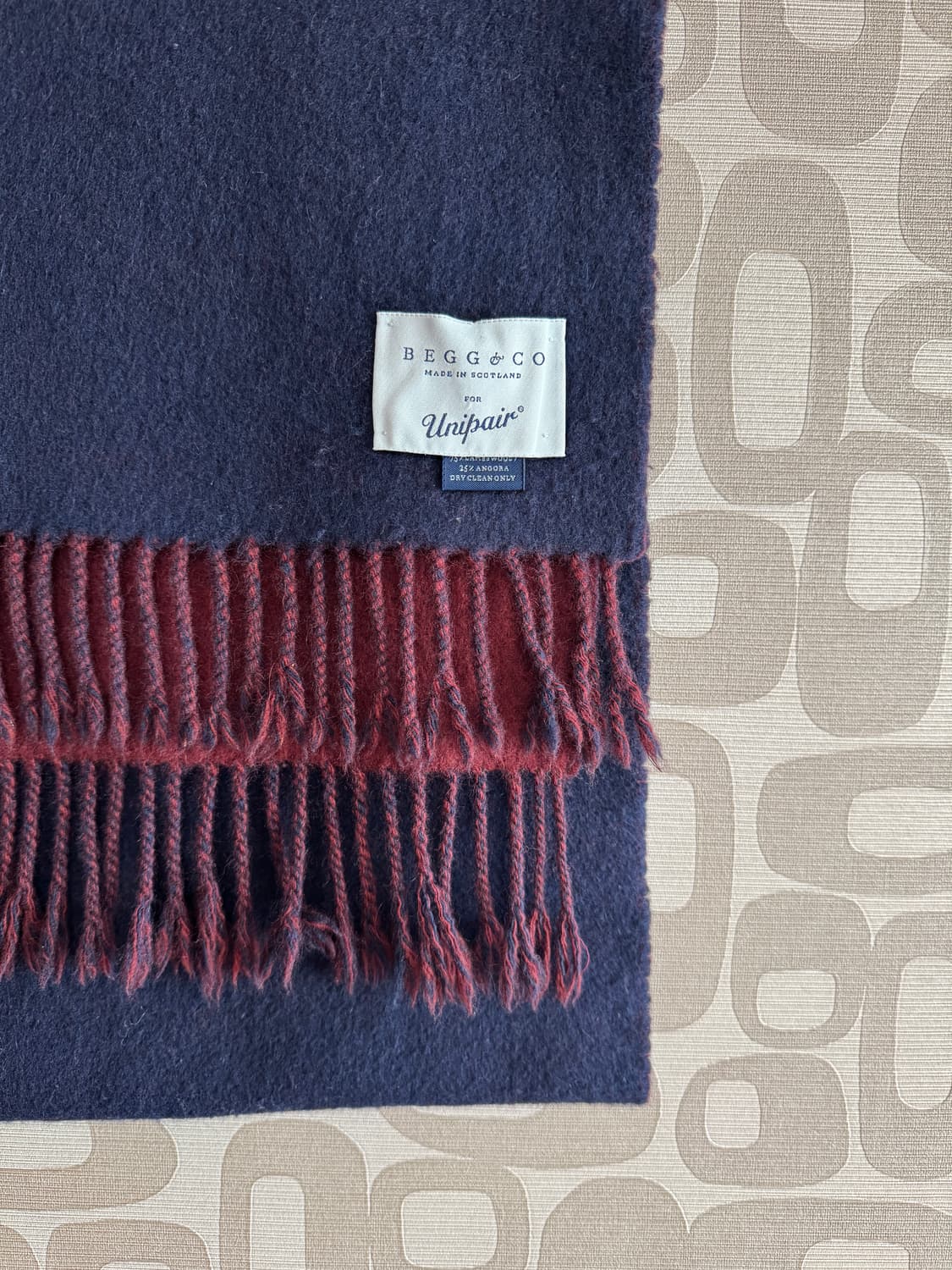 BEGG&CO 베그앤코 램스울 앙고라 머플러 상품이미지2