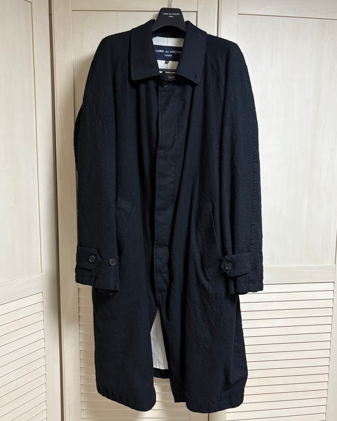 꼼데가르송 옴므 24aw wool mac coat /머듈,더로우,코모리 상품이미지6