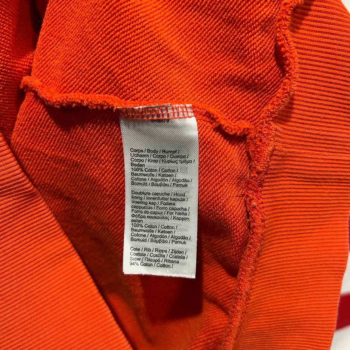 라코스테 후드티 오렌지 상품이미지4