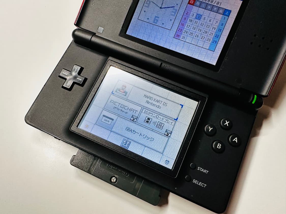 닌텐도 DSL DS Lite 크림슨블랙 일판 + 마리오카트 판매 상품이미지10