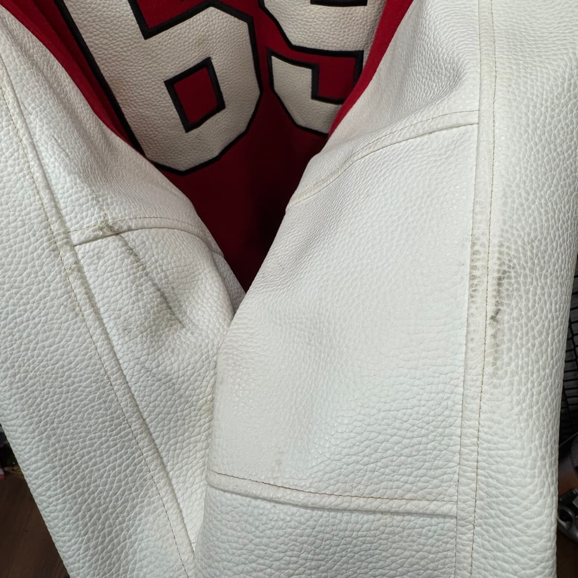 00s PLAYERSACS 스타디움 자켓 전면 로고 포인트 레드 상품이미지10