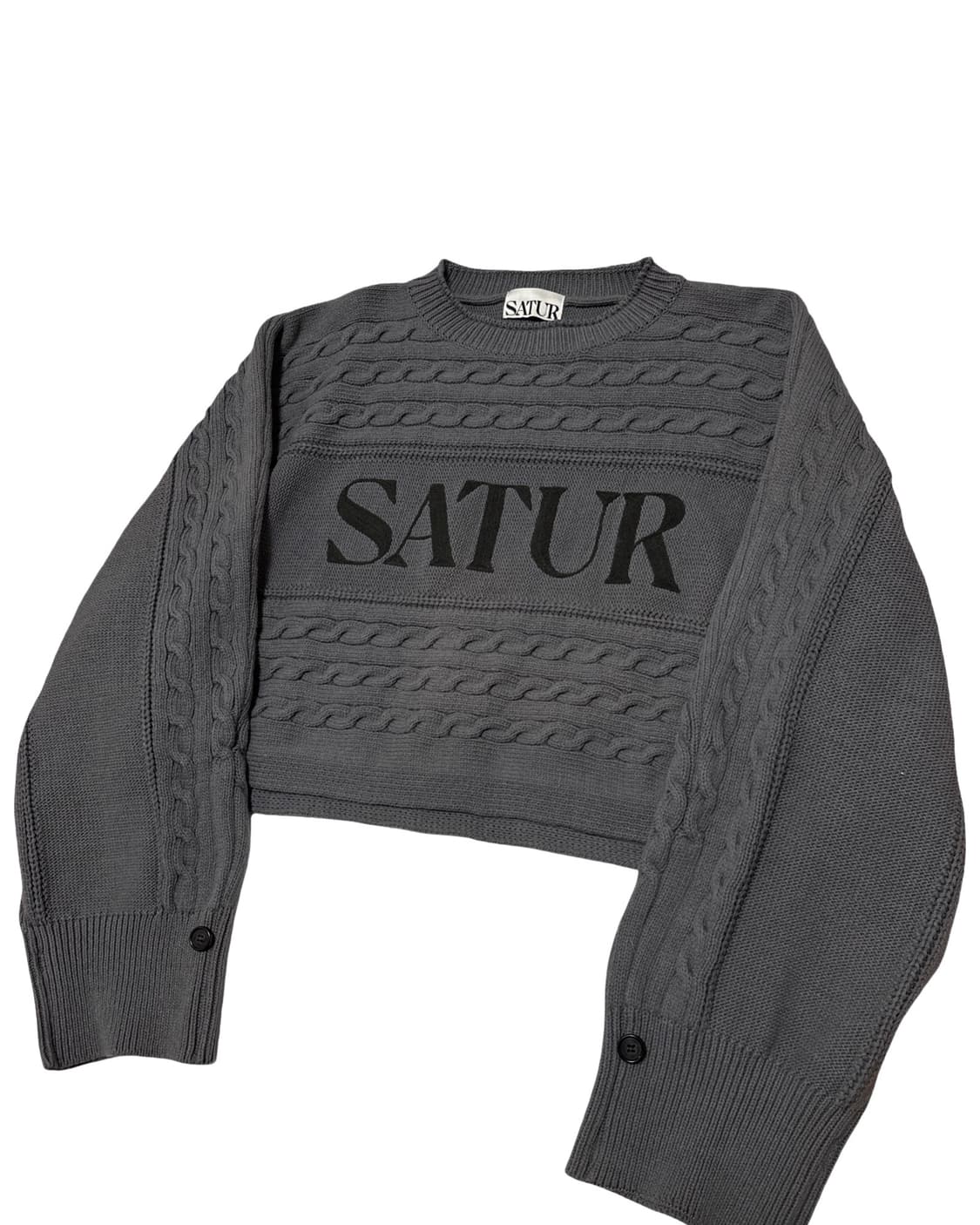 SATUR 세터 케이블 니트 스웨터 상품이미지3