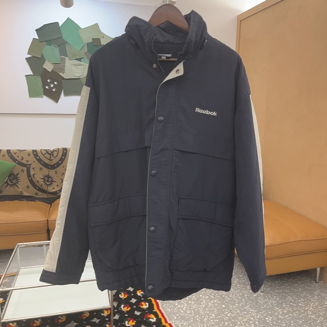 리복 올드스쿨 레트로 바람막이 돕바 자켓 105 C07573 상품이미지3