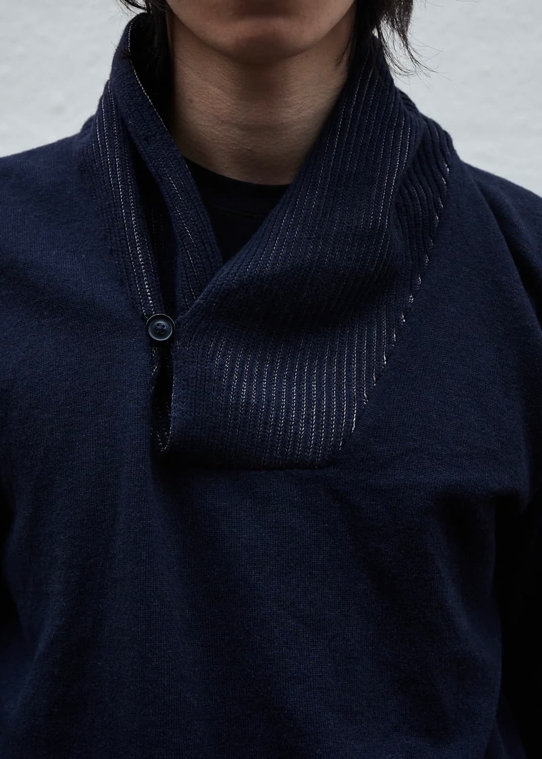 마르지엘라 원 버튼 카라 울 니트 상품이미지6