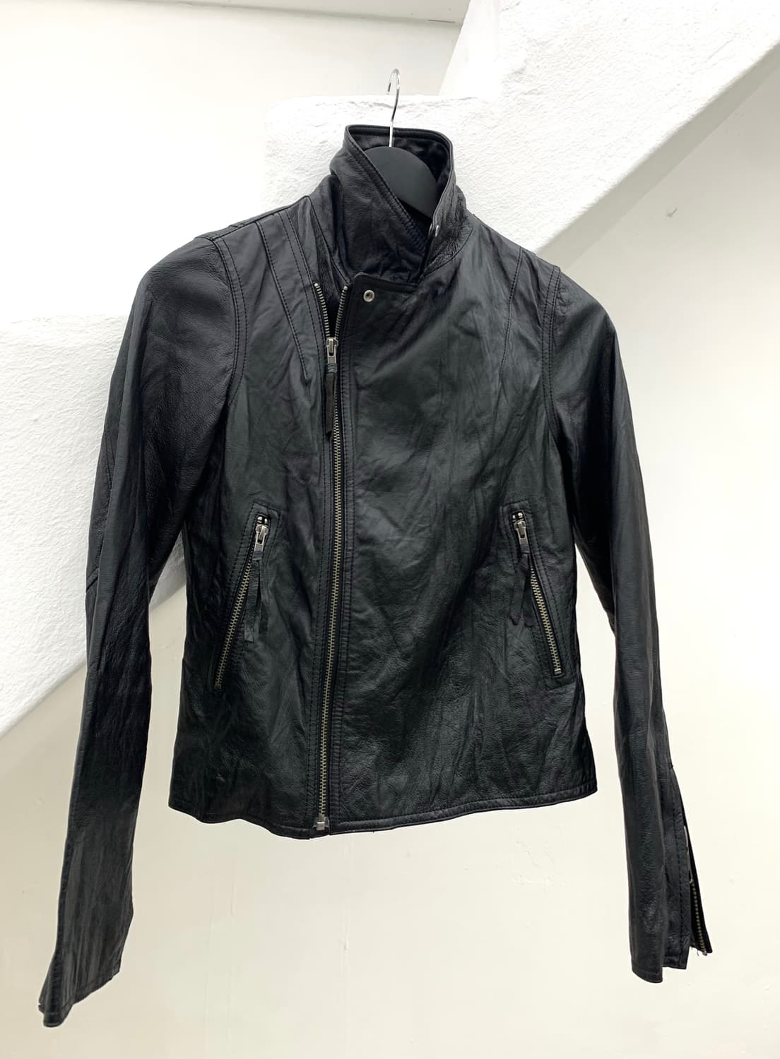 Double rider full zip lambskin leather  상품이미지1