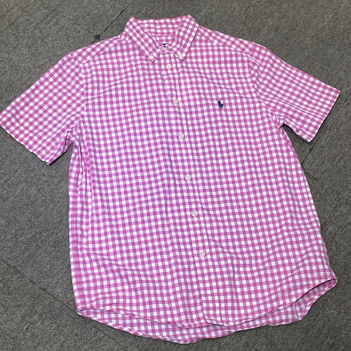 (L) POLO 폴로 랄프로렌 체크 반팔 셔츠 상품이미지4