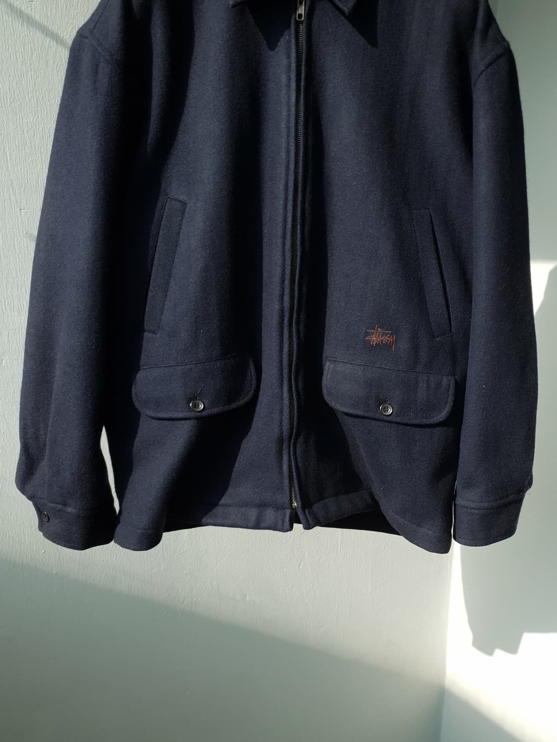 90s Stussy wool work jacket 상품이미지4