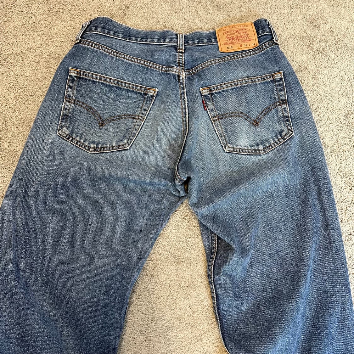 리바이스512 중청 레귤러 스트레이트 데님 팬츠(33) 상품이미지9