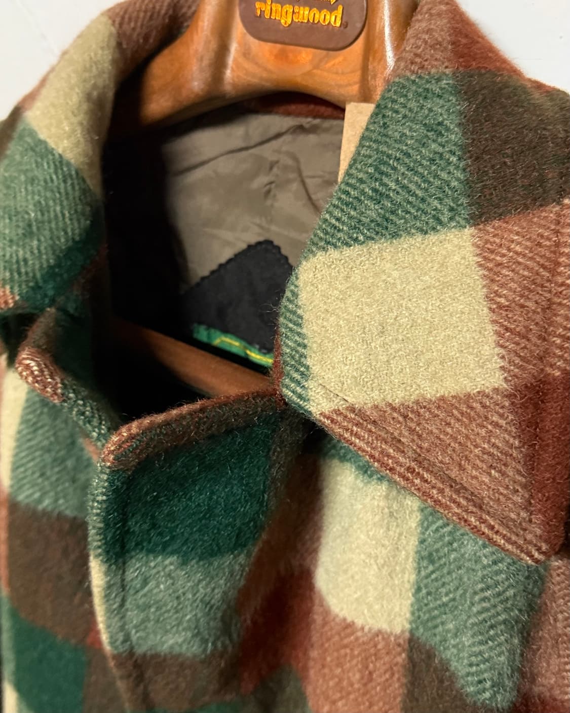 90‘s Winbull 울 체크 싱글코트 M 상품이미지2