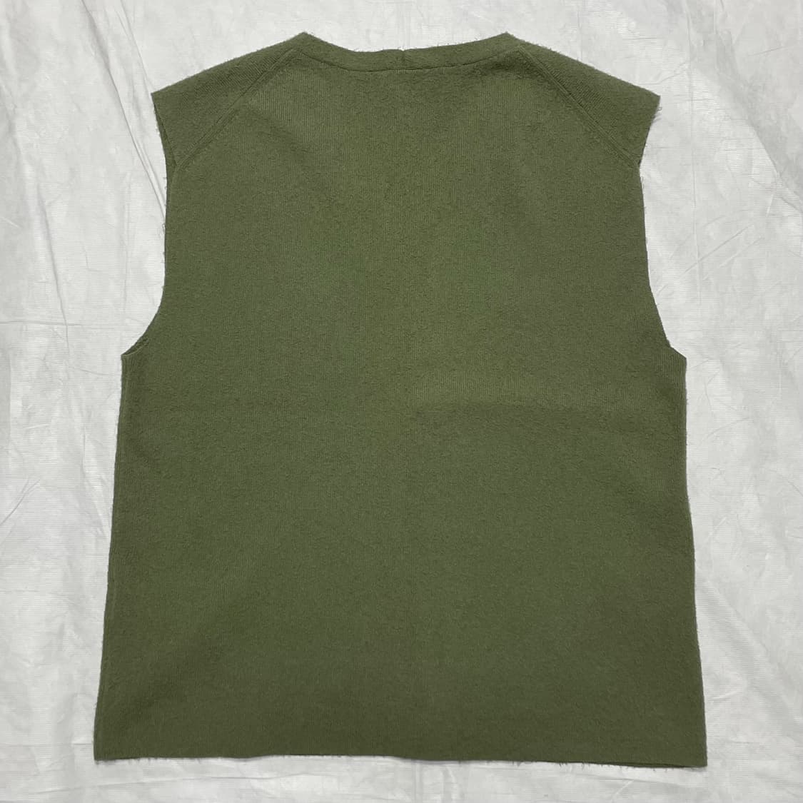 S) 코스 부클 브이넥 니트 베스트 상품이미지4