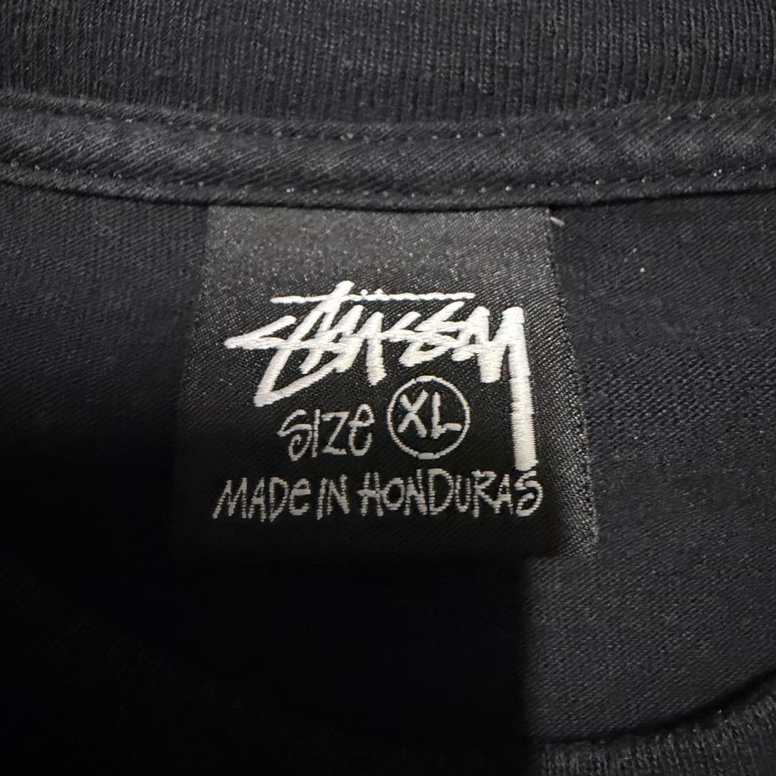 스투시 블랙 반팔 티셔츠 XL 상품이미지4