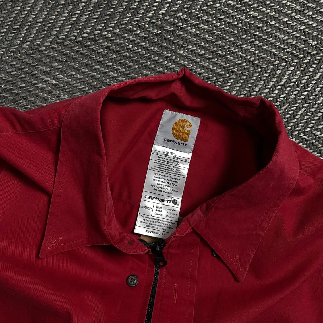 칼하트 크롭 리메이크 투웨이 셔츠 자켓o 4564 상품이미지4