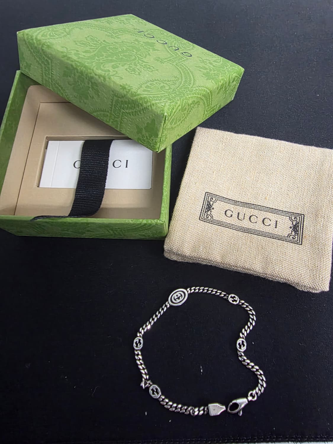 구찌 인터로킹 팔찌 상품이미지1