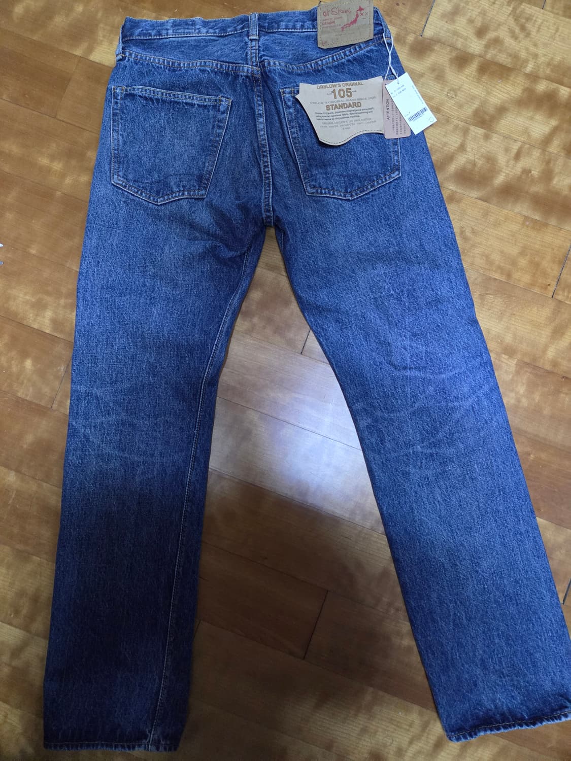 새상품) 오어슬로우 105 2 year 스탠다드 셀비지 데님 1사이즈 상품이미지3