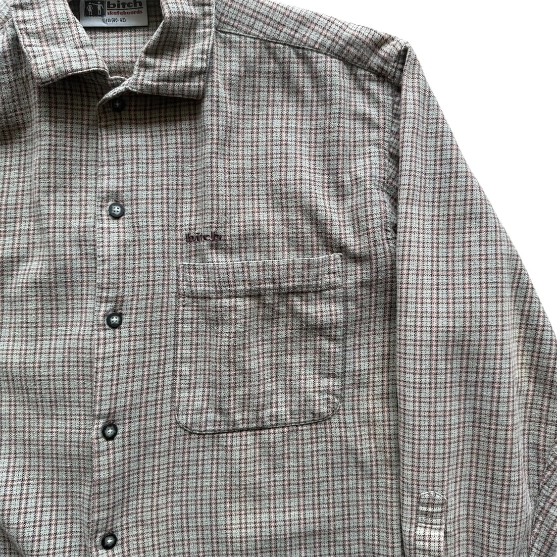 90s BitchSkateboard 플란넬 셔츠 상품이미지3