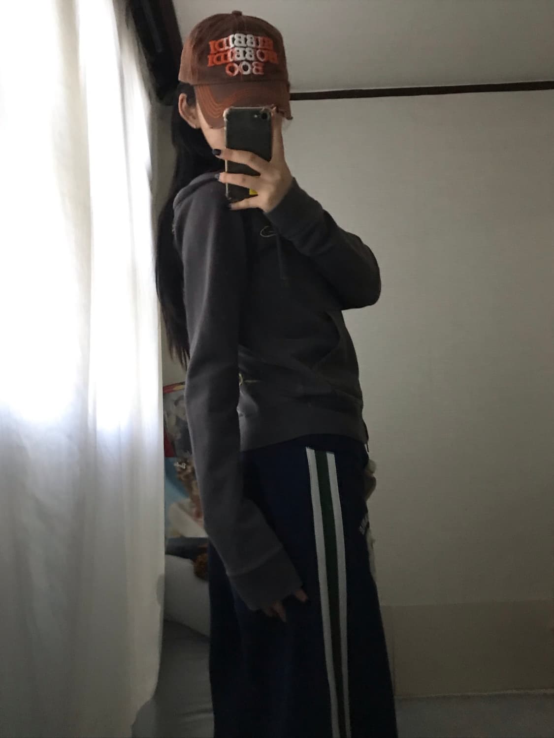 에드하디 그레이 스컬 큐빅 투웨이 후드집업 상품이미지4