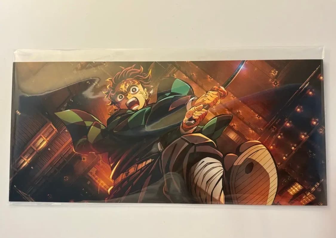 귀칼 귀멸의칼날 무한성편 극장판 3주차 CGV 특전 일러스트 포토카드 상품이미지1