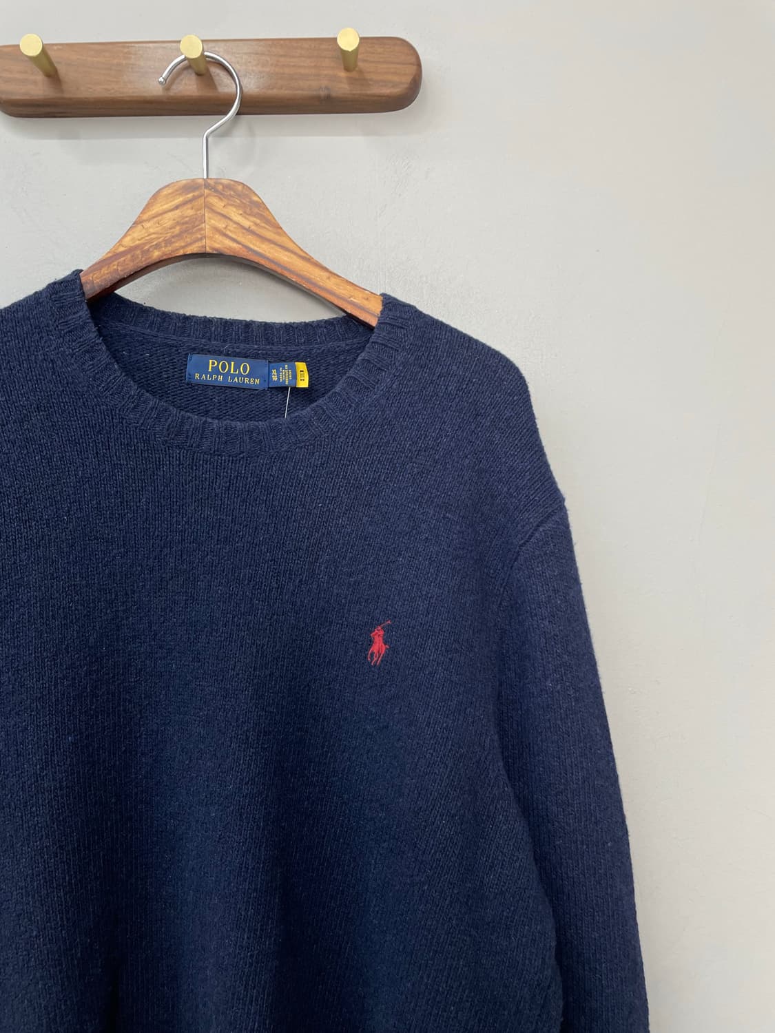 폴로 랄프로렌 네이비 울 니트 H1371 상품이미지3