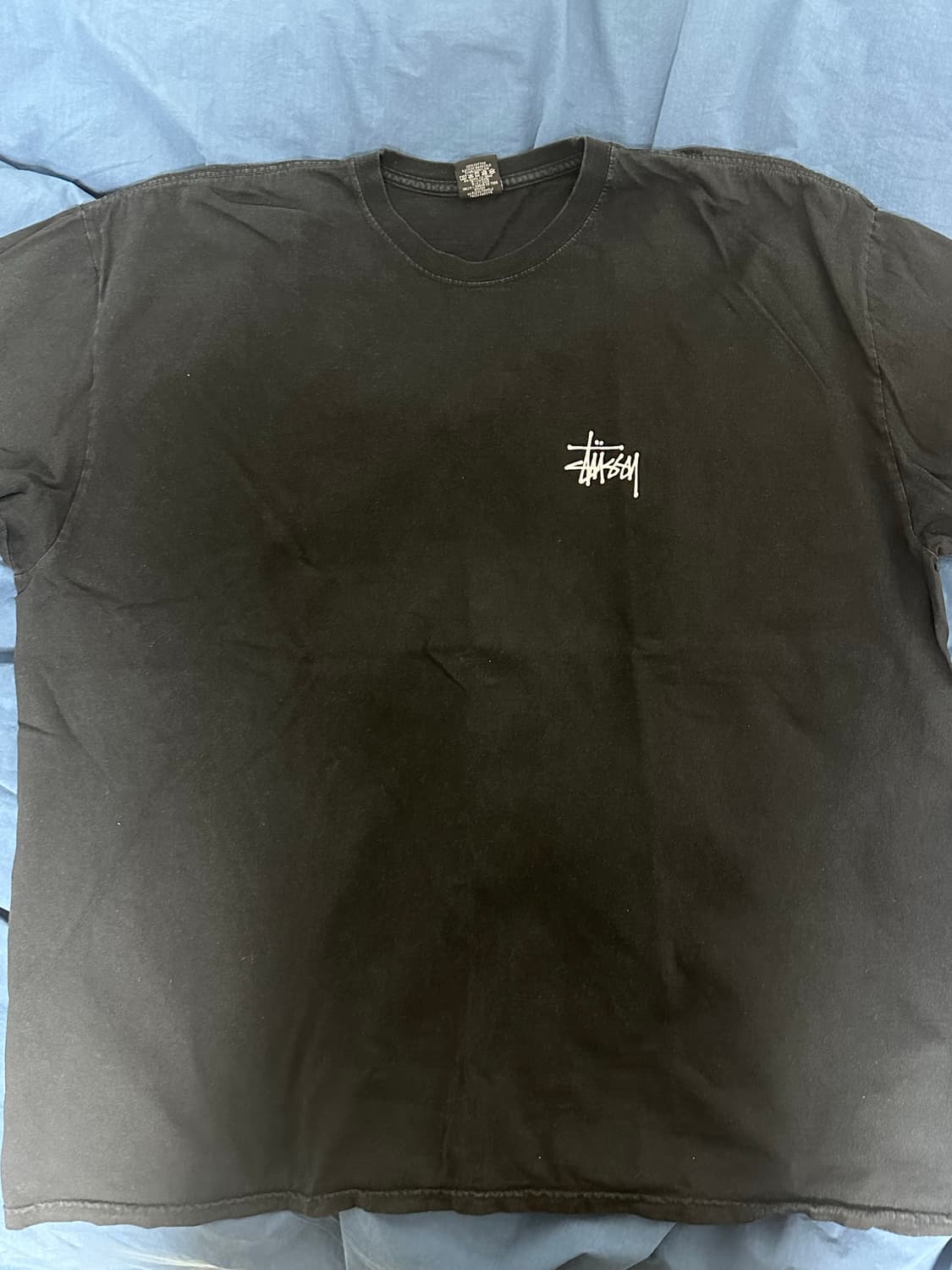 (XXL)스투시 피그먼트 반팔 블랙 상품이미지5