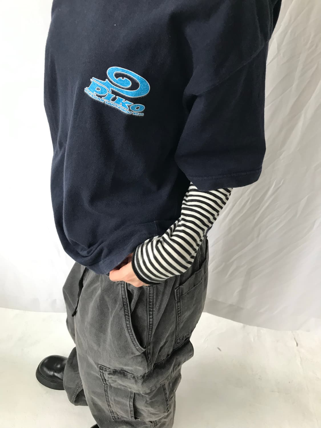 Heart in Chains 스트라이프 티 상품이미지4