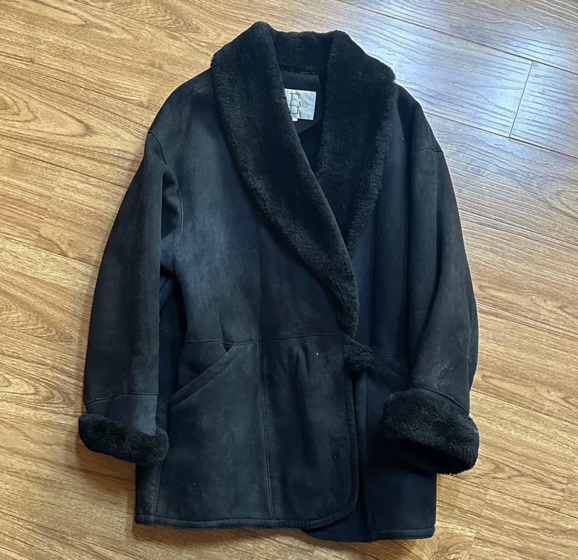 빈티지 양 가죽 잠바 점퍼 코트 오네갸루 긱시크 그런지 고딕 고스 페어리 상품이미지1