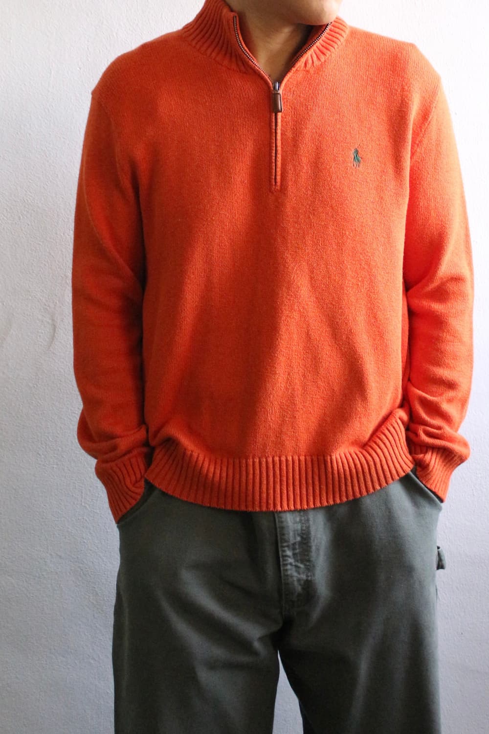 폴로 1/4 집업 니트 상품이미지2