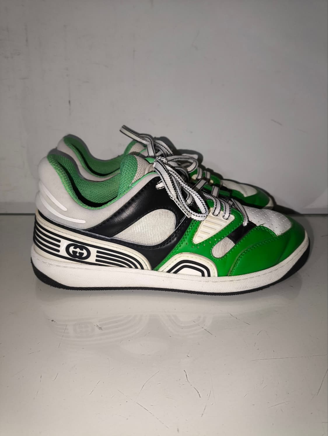 245mm 5 구찌 바스켓 그린데메트라 스니커즈 상품이미지2