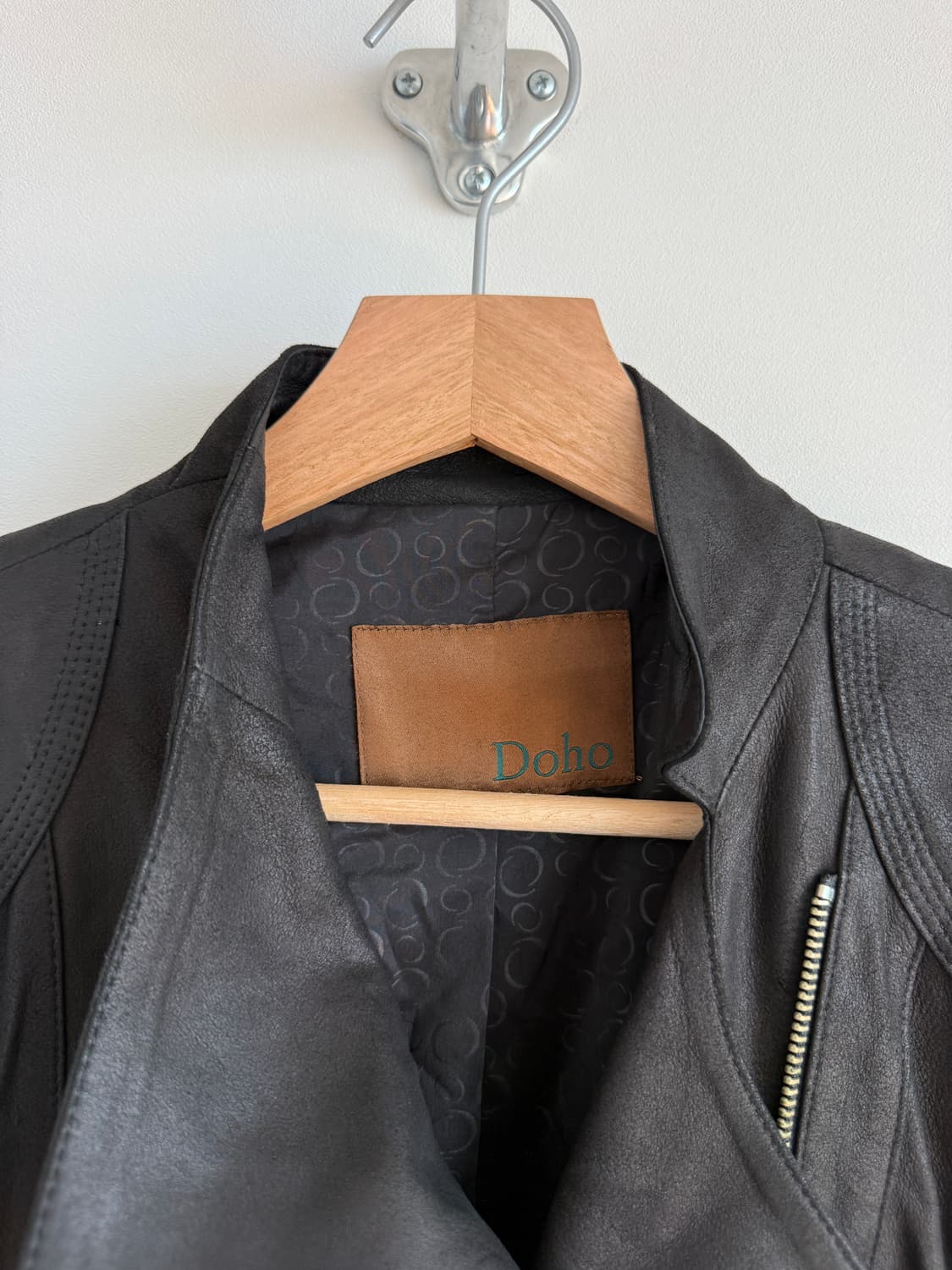 도호(Doho) 고트스킨 레더 코트 자켓 상품이미지6