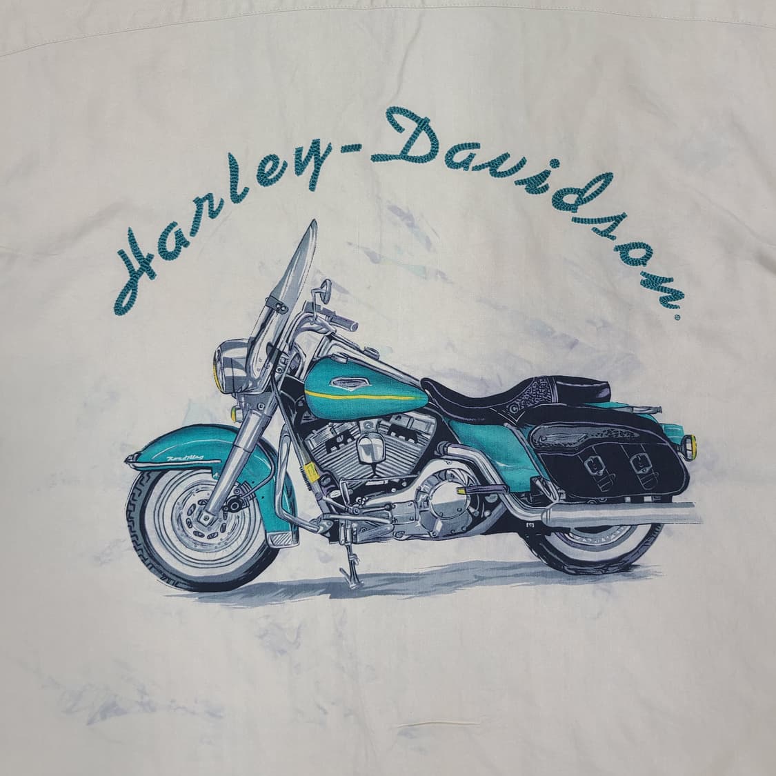 Harley Davidson X Tori Richard 하와이안 실크셔츠 상품이미지9